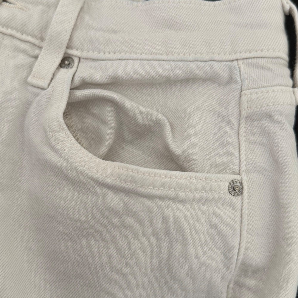 Frank & Eileen Monaghan Straight Leg Jeans Women 27 High Rise White Quiet Luxury - Picture 11 of 16